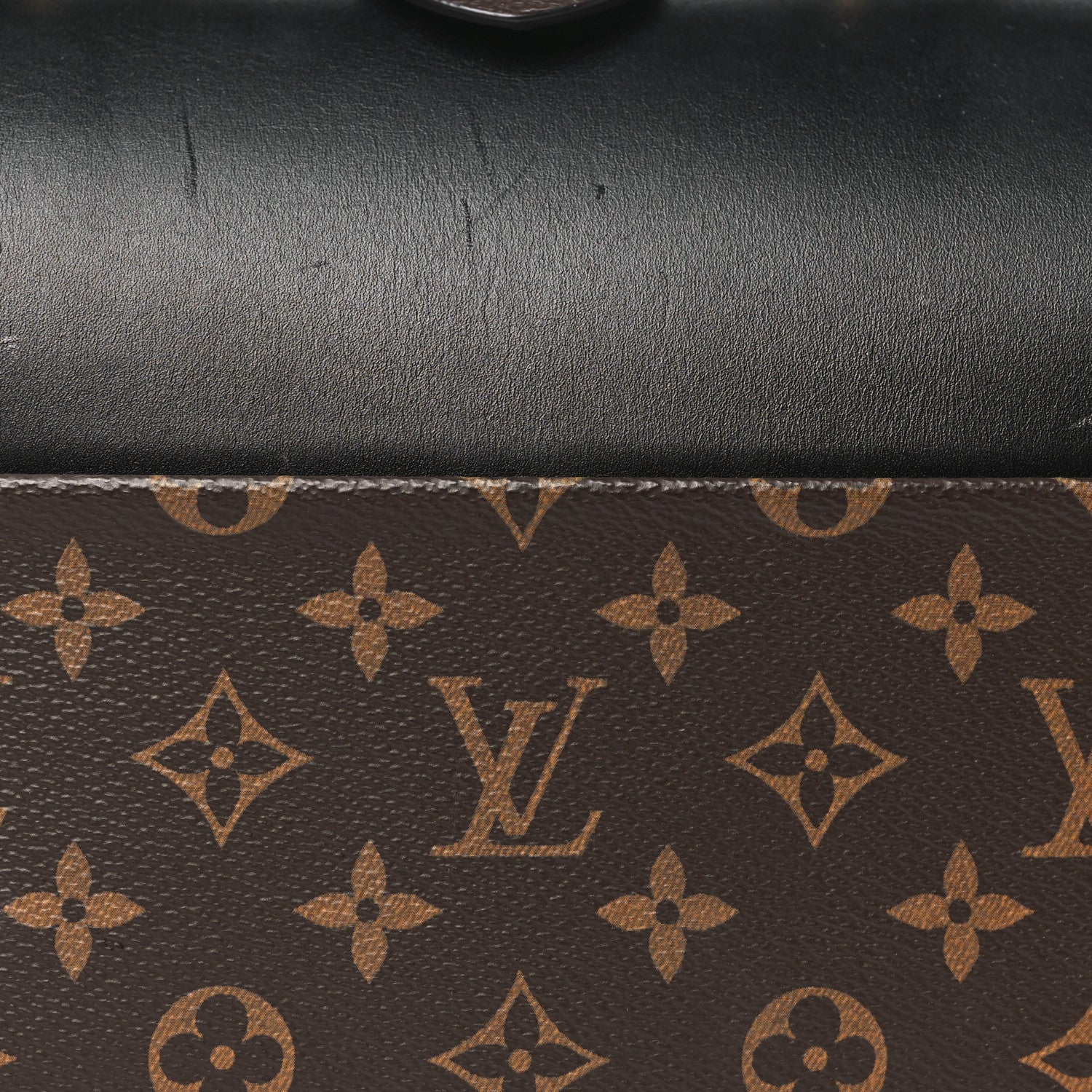 Louis Vuitton Calfskin Monogram Speedy Doctor 25 Black 7 of 11