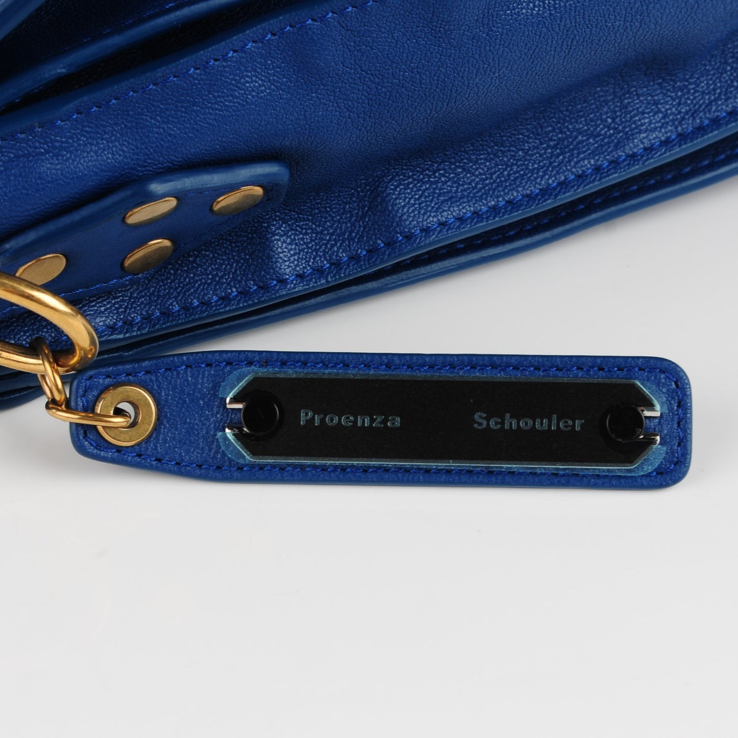 Lambskin PS1 Medium Satchel Royal Blue
