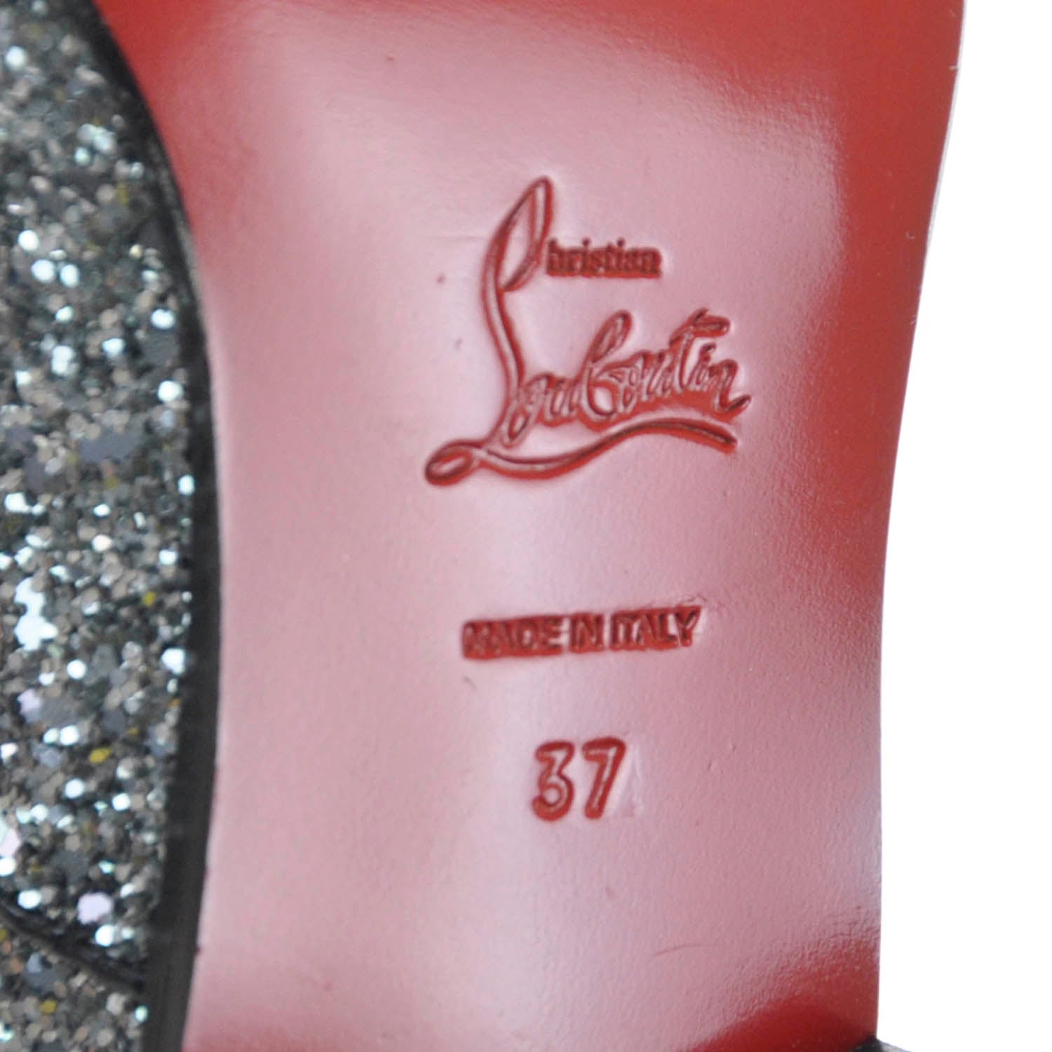 Christian Louboutin Glitter Fred Oxfords 37 4 of 7