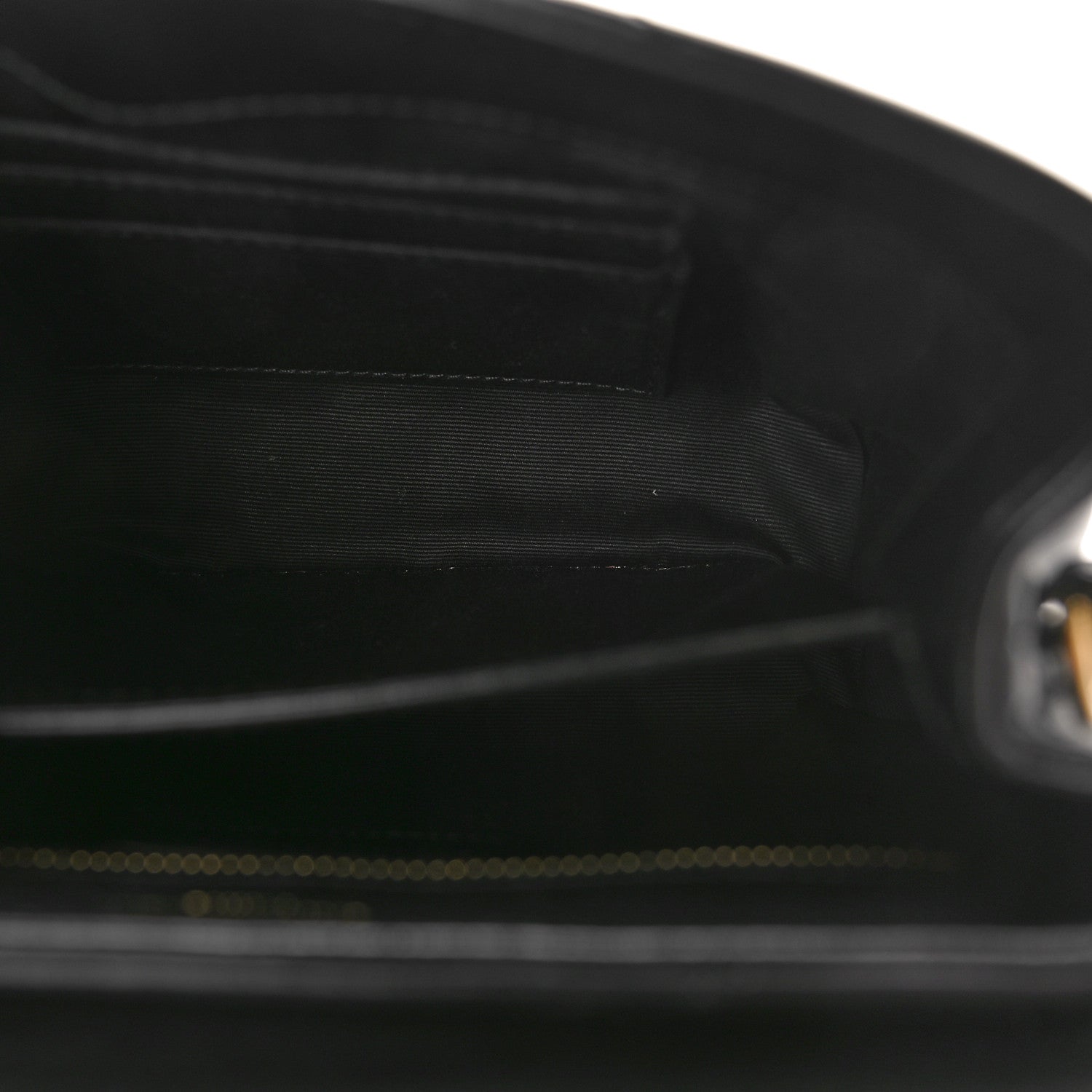 Saint Laurent Calfskin Y Quilted Monogram Toy Loulou Crossbody Bag Black 5 of 8