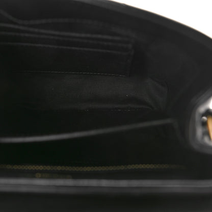 Saint Laurent Calfskin Y Quilted Monogram Toy Loulou Crossbody Bag Black 5 of 8