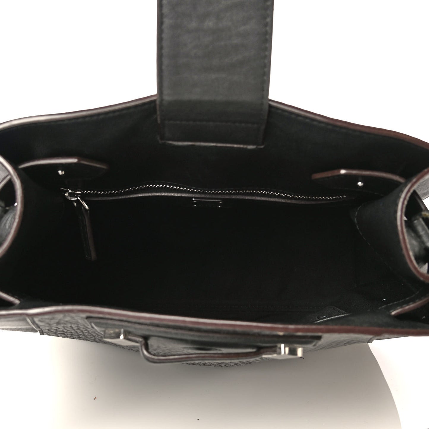 Visetos Open Top Tote Crossbody Black