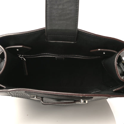 MCM Visetos Open Top Tote Crossbody Black 4 of 4