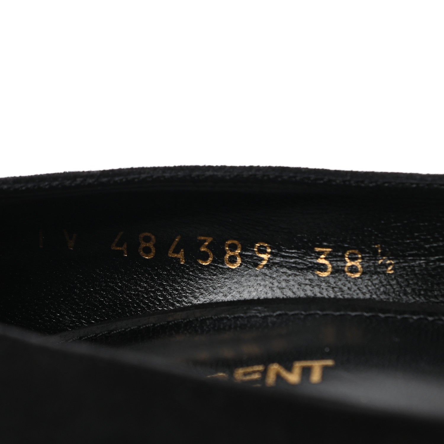 Saint Laurent Suede Niki 85 Pumps 38.5 Black 8 of 9