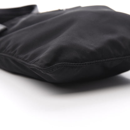 Prada Nylon Flat Messenger Bag Black 9 of 11