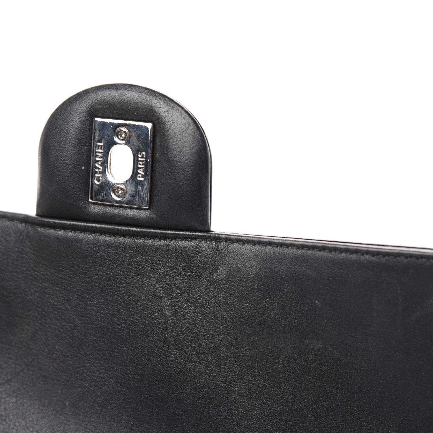Chanel Patent Quilted Large Coco Shine Flap Black 17 of 20