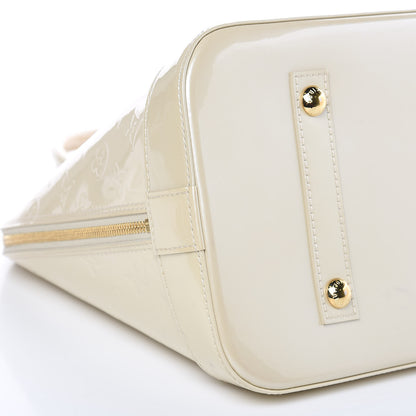 Louis Vuitton Vernis Alma GM Blanc Corail 11 of 15