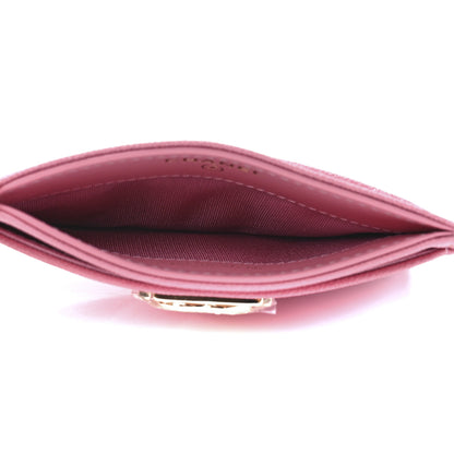 Chanel Caviar Quilted Boy Card Holder Pink 5 of 12