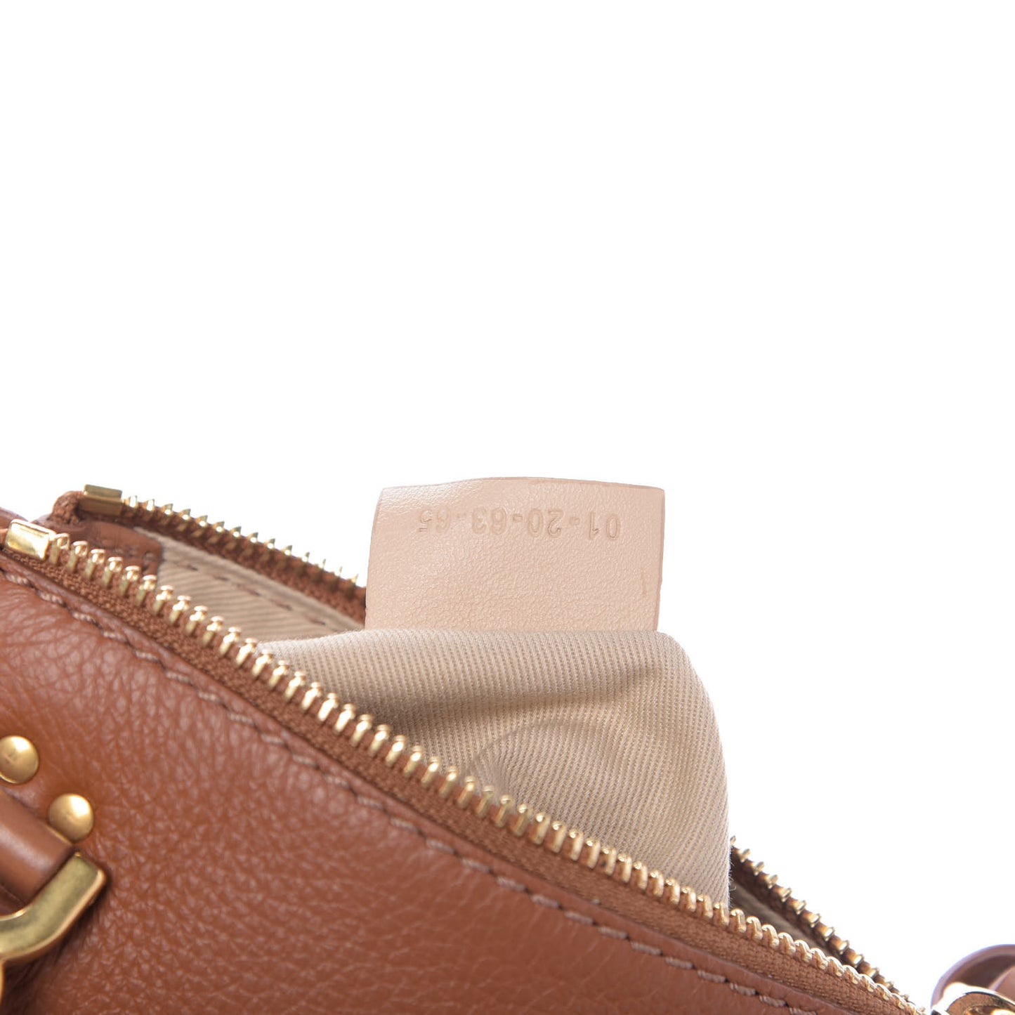 Shiny Small Grain Calfskin Mini Marcie Multi Fringe Satchel Tan