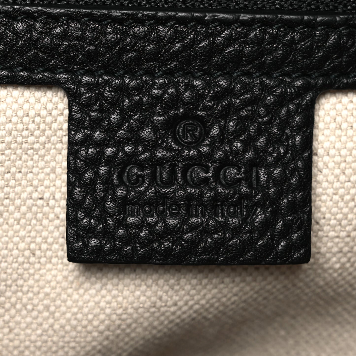 Calfskin Medium GG Marmont Top Handle Bag Black