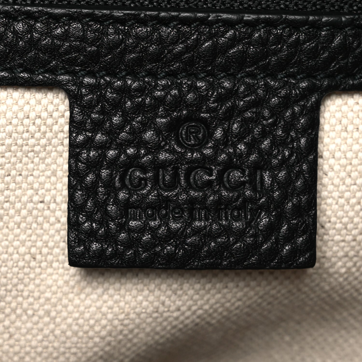 Gucci Calfskin Medium GG Marmont Top Handle Bag Black 7 of 13