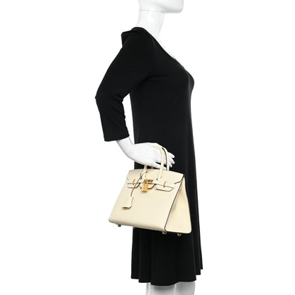 Hermes Epsom Birkin Sellier 25 Nata 2 of 11