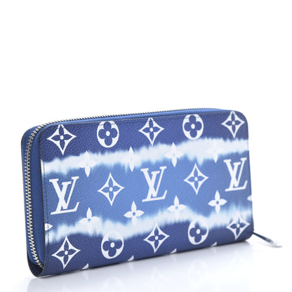 Louis Vuitton Monogram Escale Zippy Wallet Blue 3 of 7