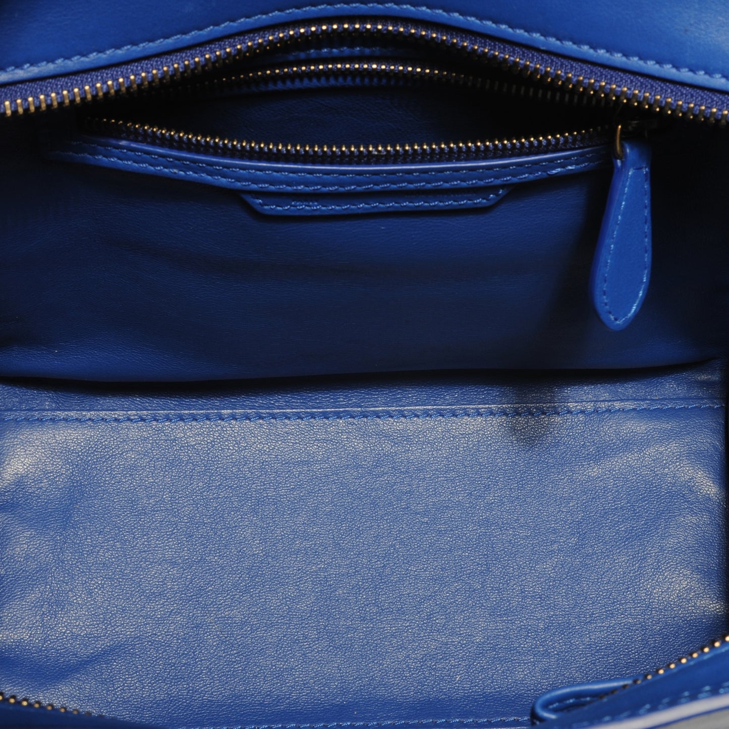 Smooth Calfskin Micro Luggage Royal Blue