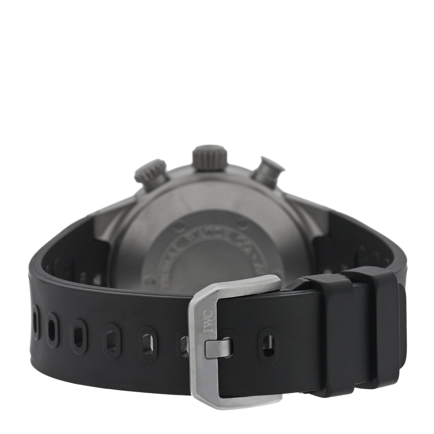 IWC Titanium Rubber 42mm Aquatimer Chronograph Automatic Watch Black IW371918 3 of 4