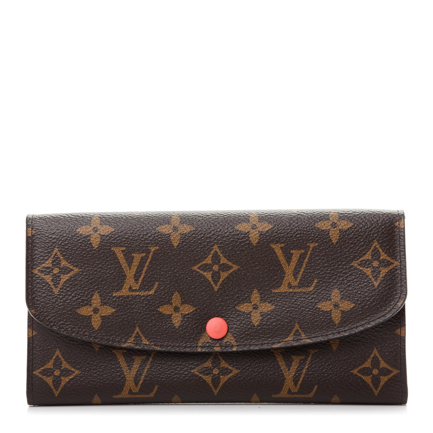 Monogram Emilie Wallet Poppy
