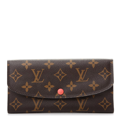 Louis Vuitton Monogram Emilie Wallet Poppy 1 of 8