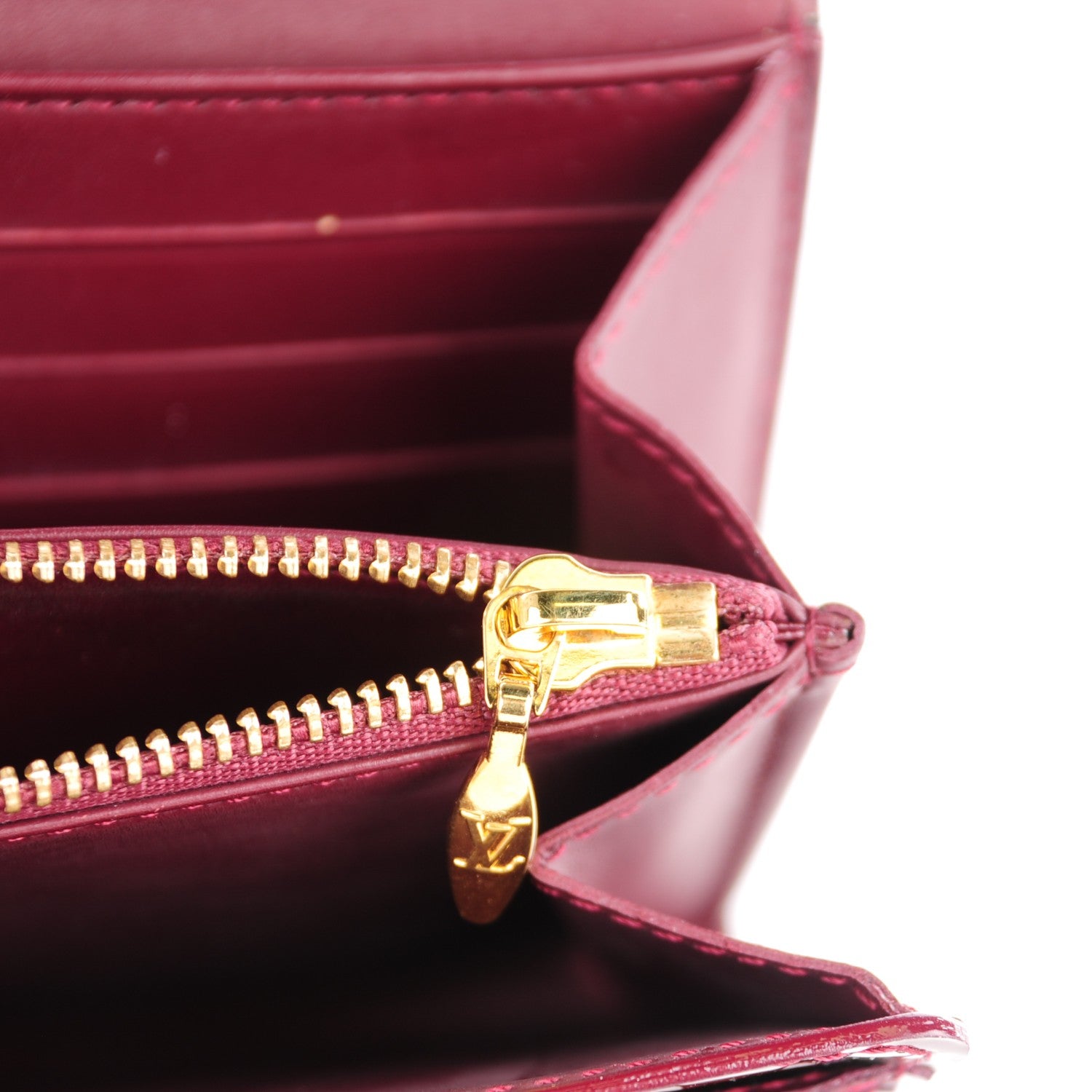 Louis Vuitton Vernis Rossmore Wallet Rouge Fauviste 7 of 7