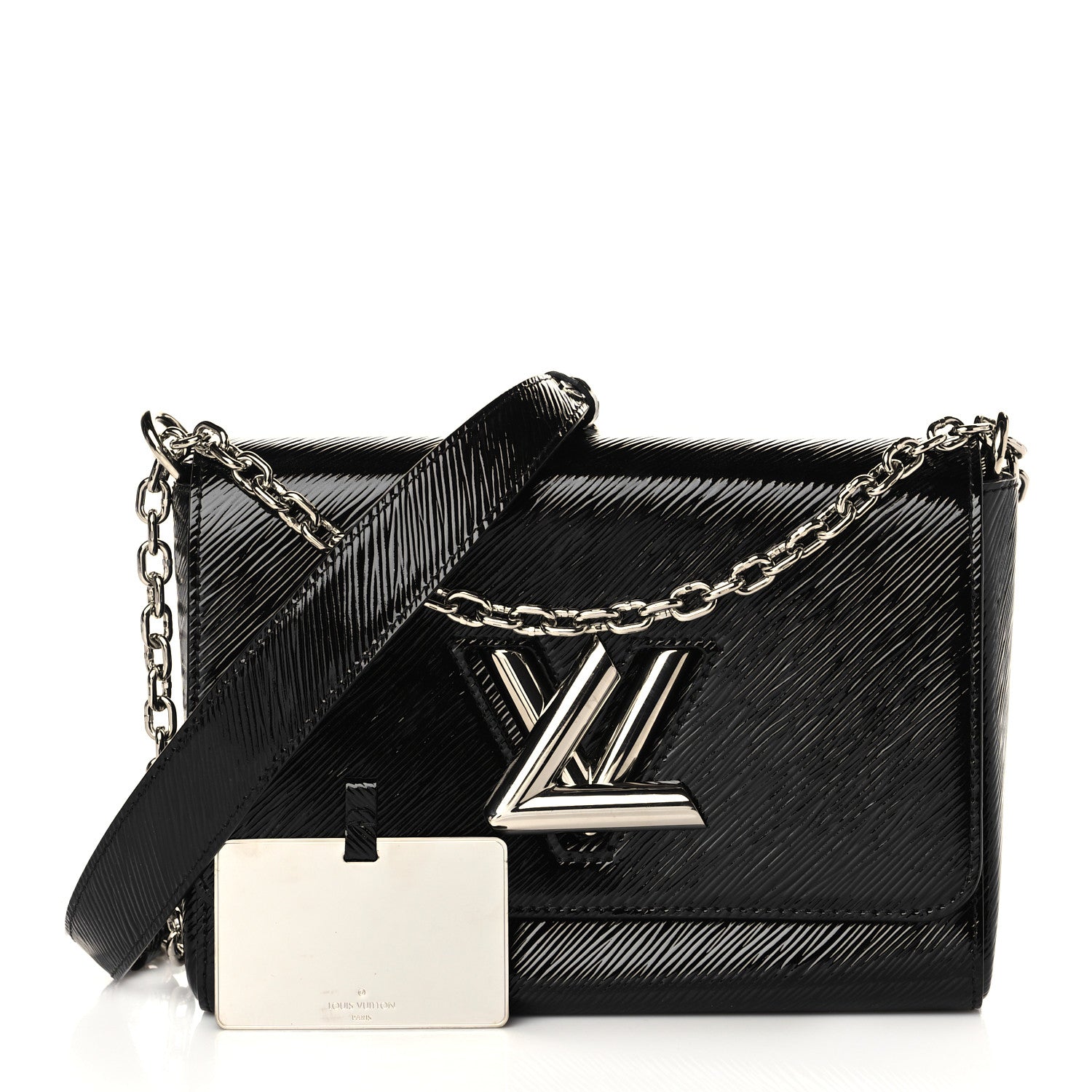 Louis Vuitton Electric Epi Twist Shoulder Bag MM Black 1 of 8