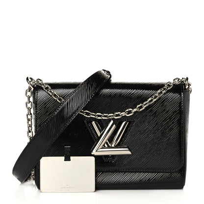 Louis Vuitton Electric Epi Twist Shoulder Bag MM Black 1 of 8