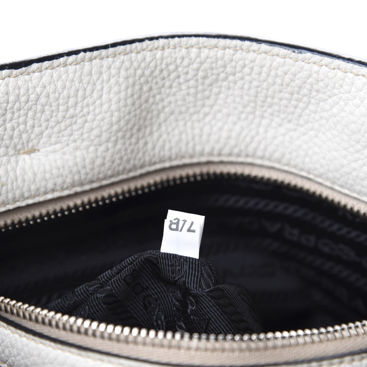 Prada Vitello Daino Tote Talco 10 of 13
