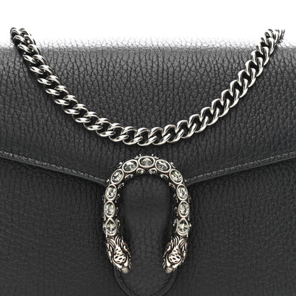 Gucci Calfskin Mini Dionysus Chain Wallet Black 8 of 10