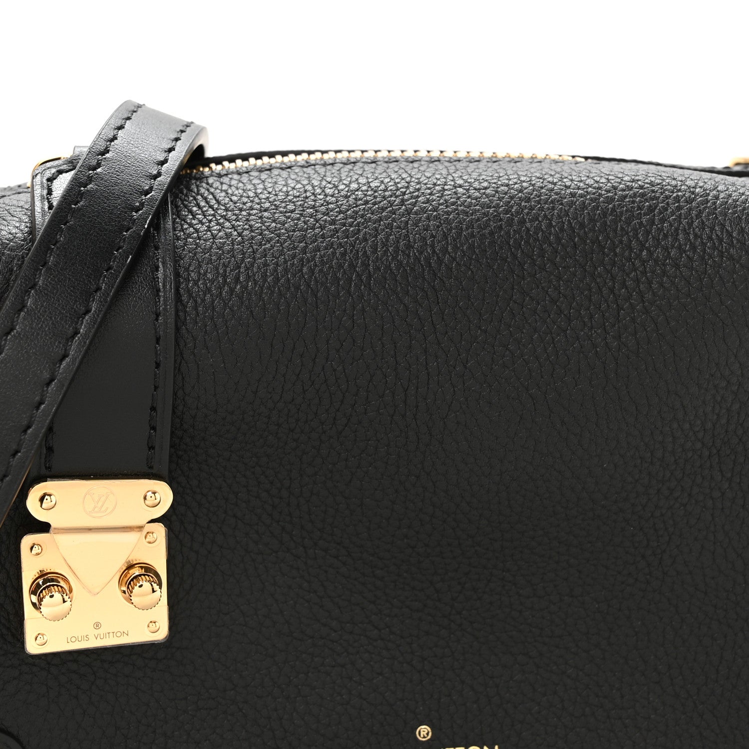 Louis Vuitton Grained Calfskin Side Trunk PM Black 7 of 10