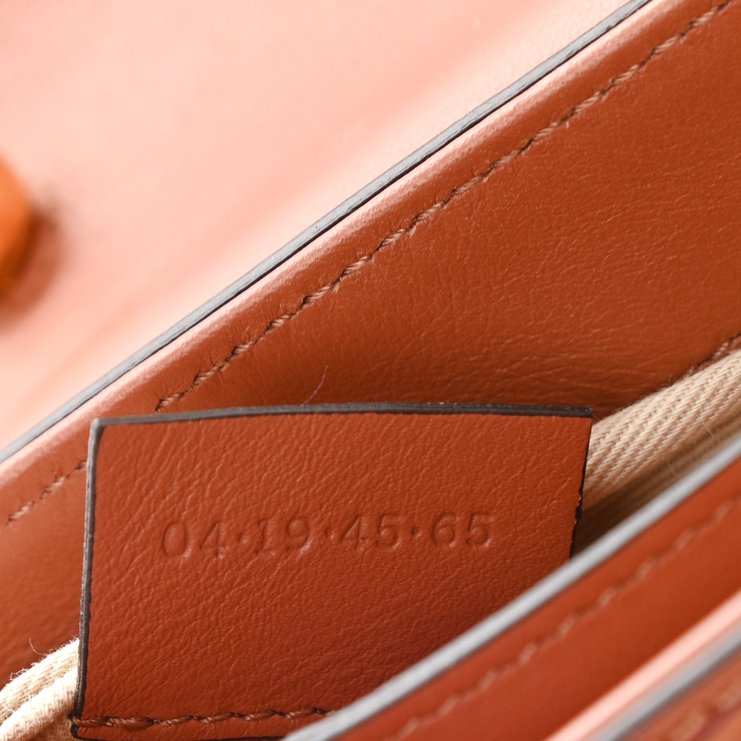 Chloe Calfskin Crocodile Embossed Small Aby Lock Chestnut Brown 7 of 8