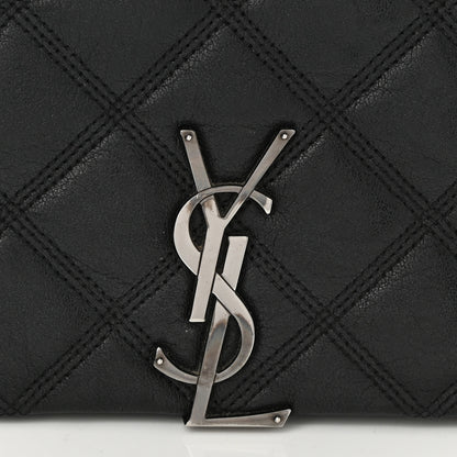 Saint Laurent Lambskin Quilted Mini Becky Chain Bag Black 11 of 12