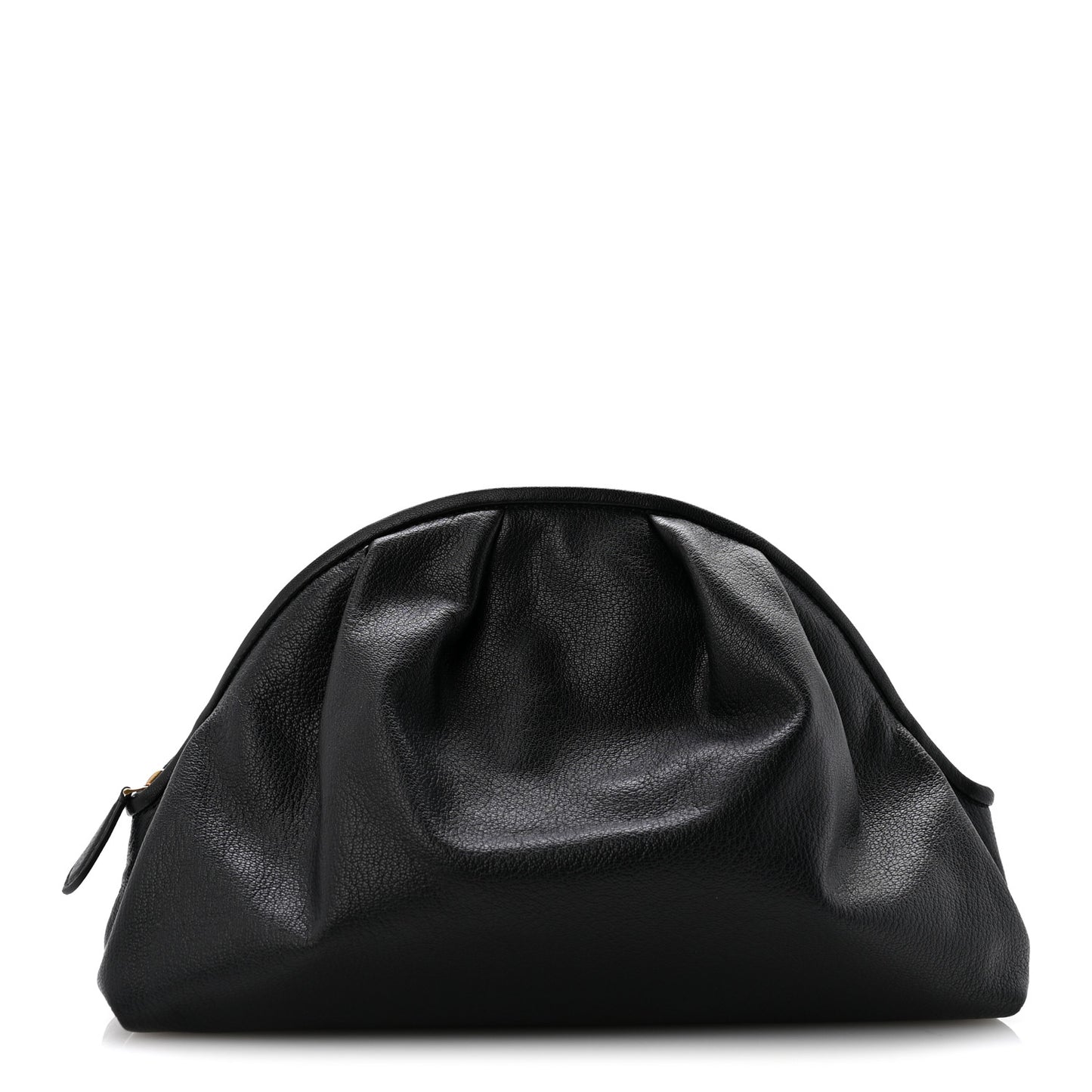 Goatskin Charlotte Clutch Black