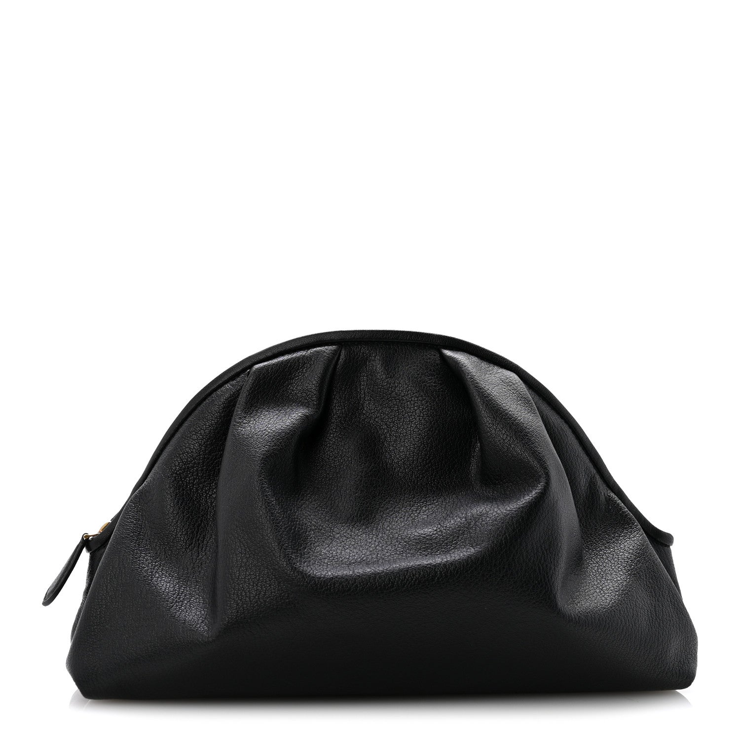 The Row Goatskin Charlotte Clutch Black 1 of 10