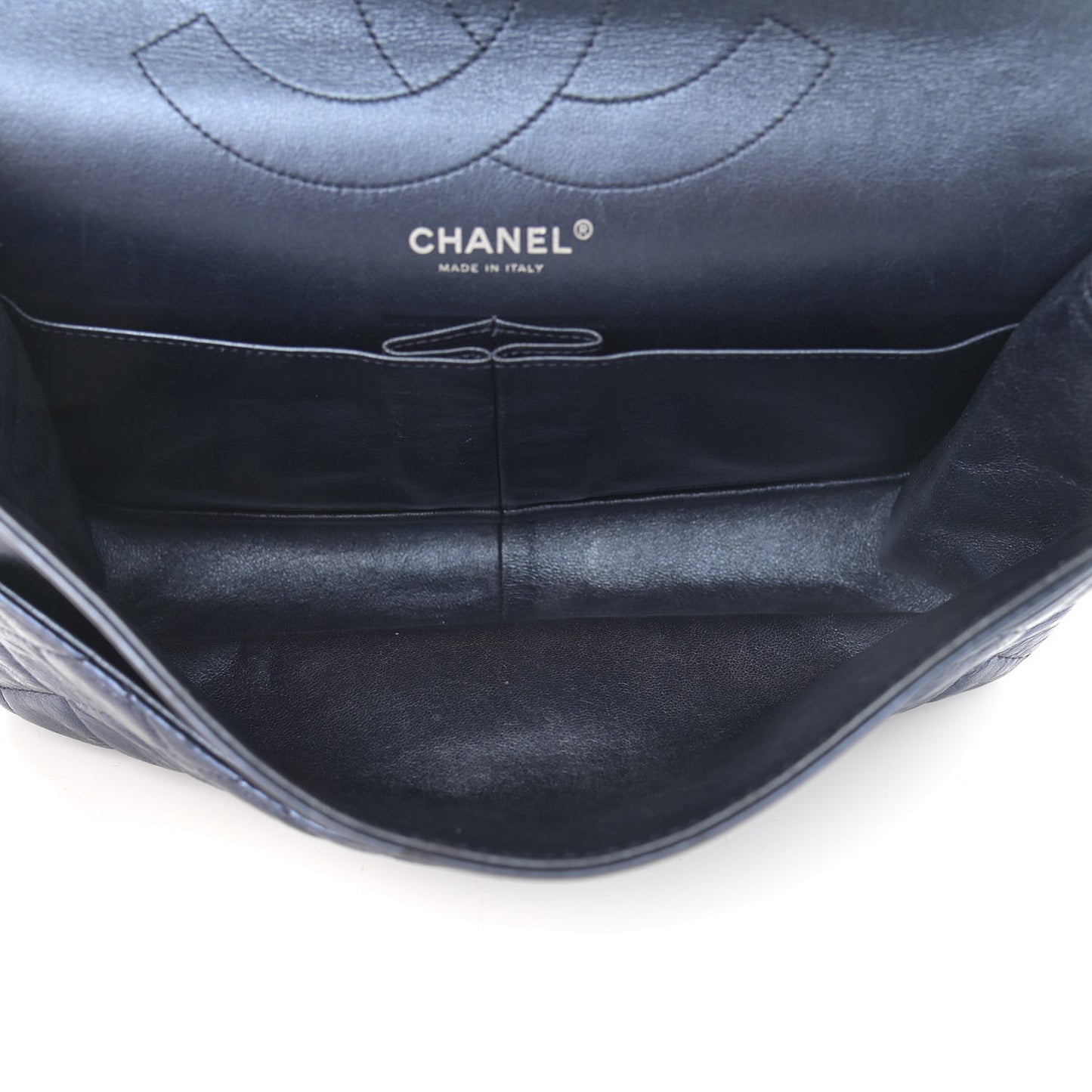 Aged Calfskin Quilted 2.55 Reissue 227 Flap Marine