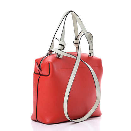 Celine Lambskin Small Soft Cube Satchel Bright Red 2 of 9