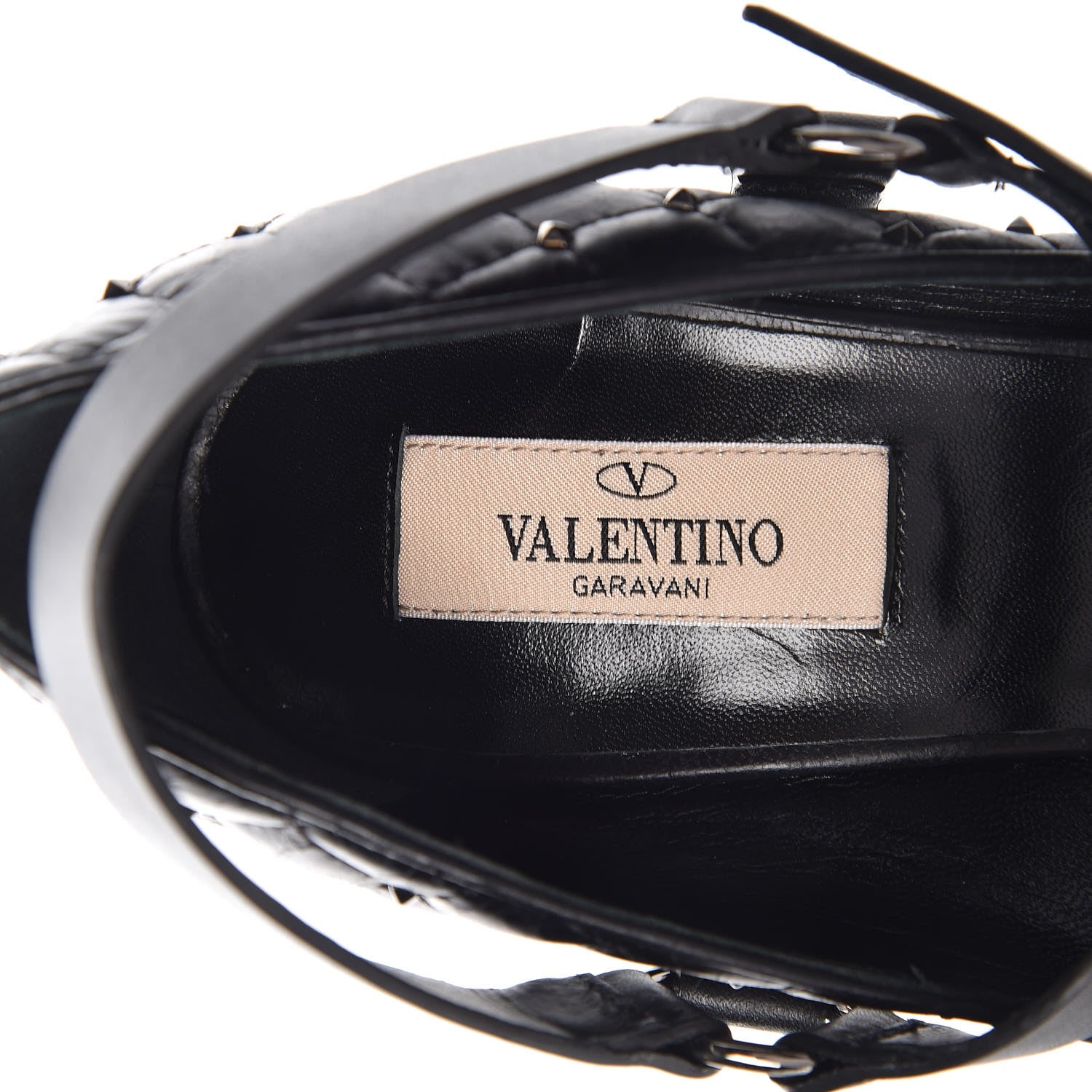 Valentino Garavani Nappa Rockstud Spike Mary Jane 105mm Pumps 39 Black 7 of 10