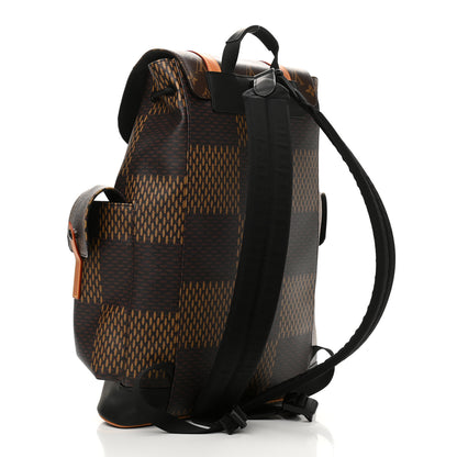 Louis Vuitton X NIGO Giant Damier Ebene Monogram Christopher PM Backpack 3 of 10