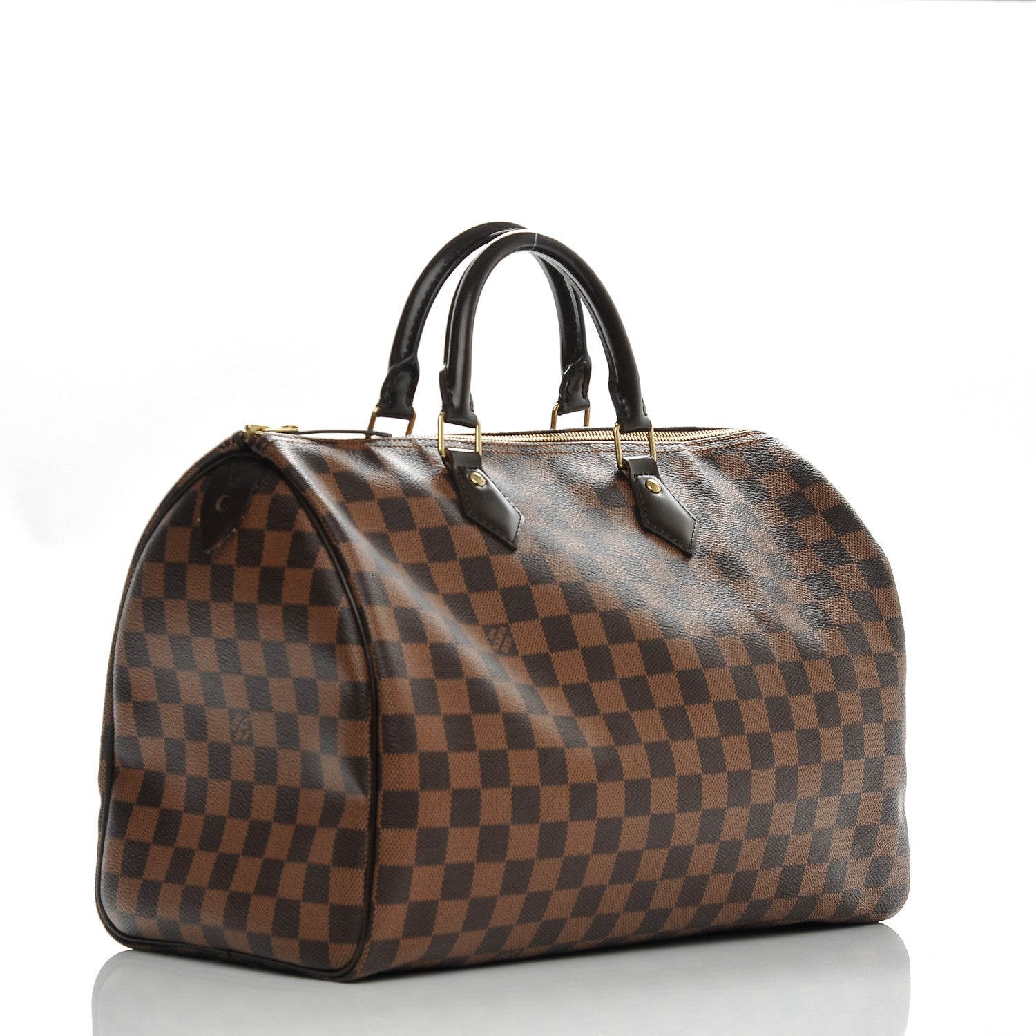 Louis Vuitton Damier Ebene Speedy 35 3 of 7