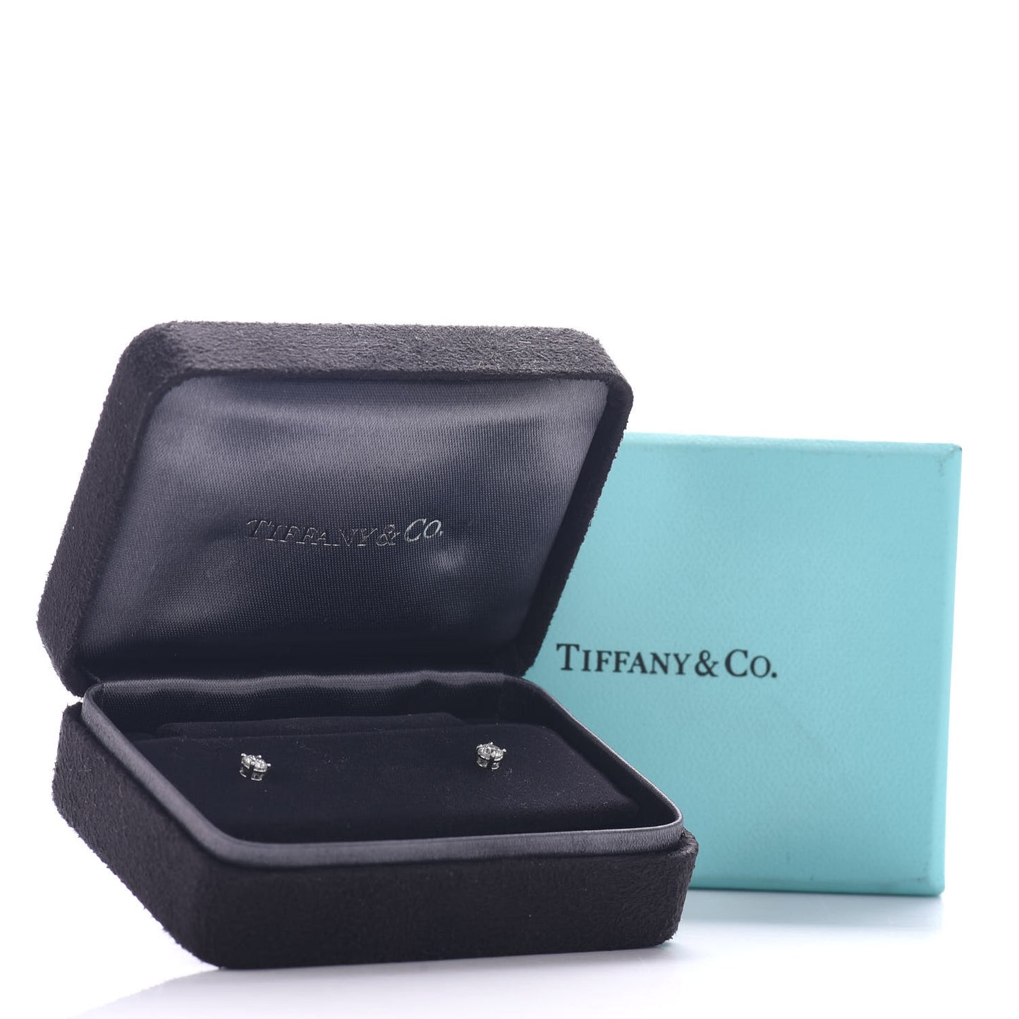 Platinum Diamond .31ctw Solitaire Earrings