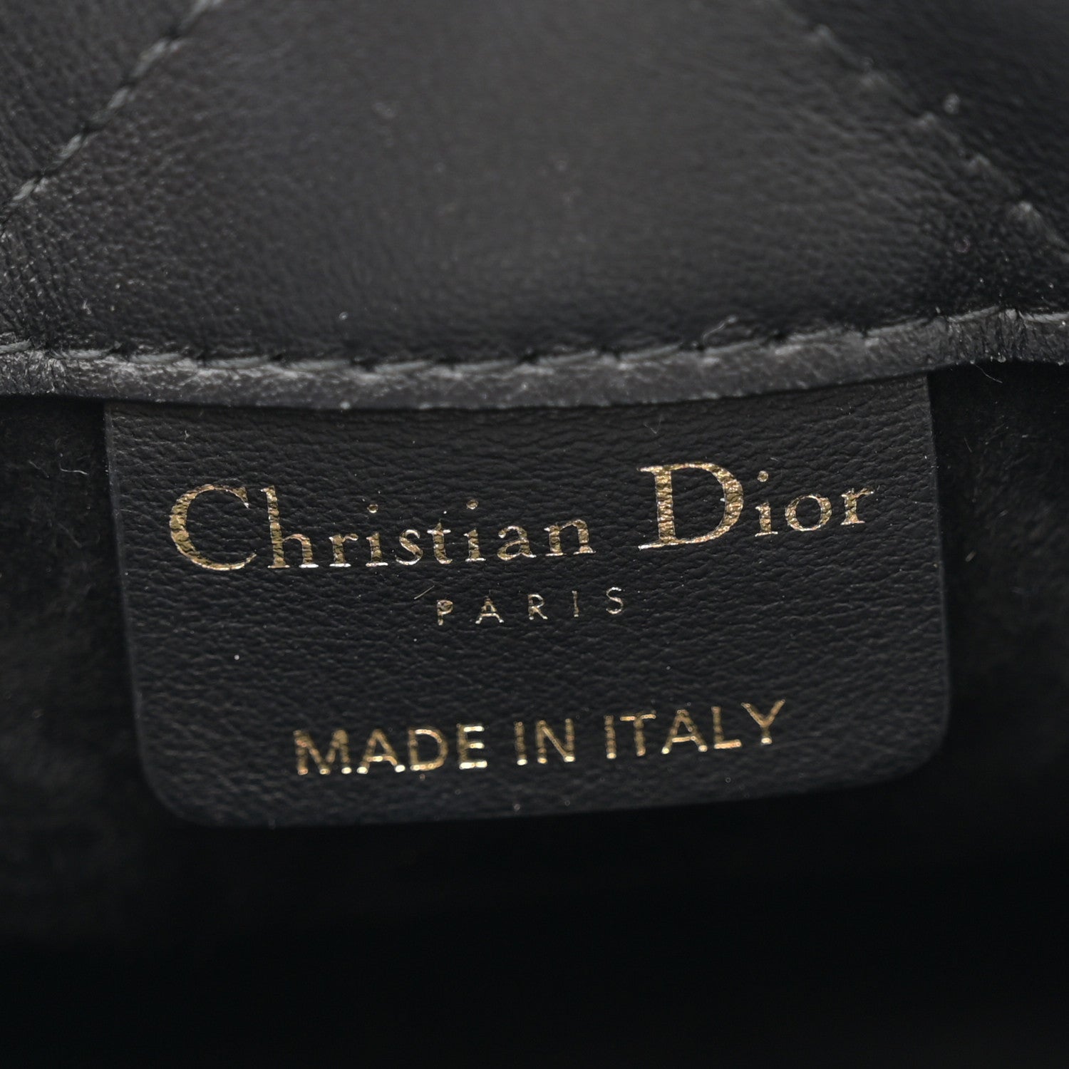 Christian Dior Calfskin Macrocannage Mini Book Tote Black 6 of 11