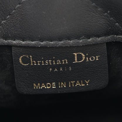 Christian Dior Calfskin Macrocannage Mini Book Tote Black 6 of 11