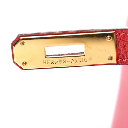 Hermes Chevre De Coromandel Kelly Retourne 35 Rouge Vif 25 of 32