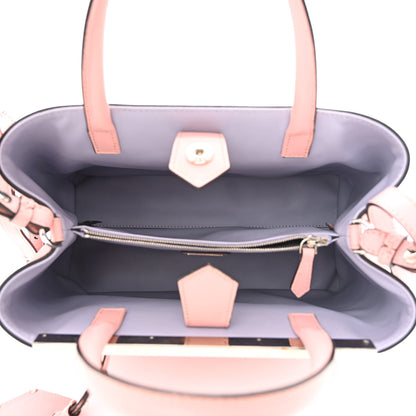Fendi Vitello Dolce Century Petite 2Jours Tote Bubblegum Lilla Oliva 5 of 11