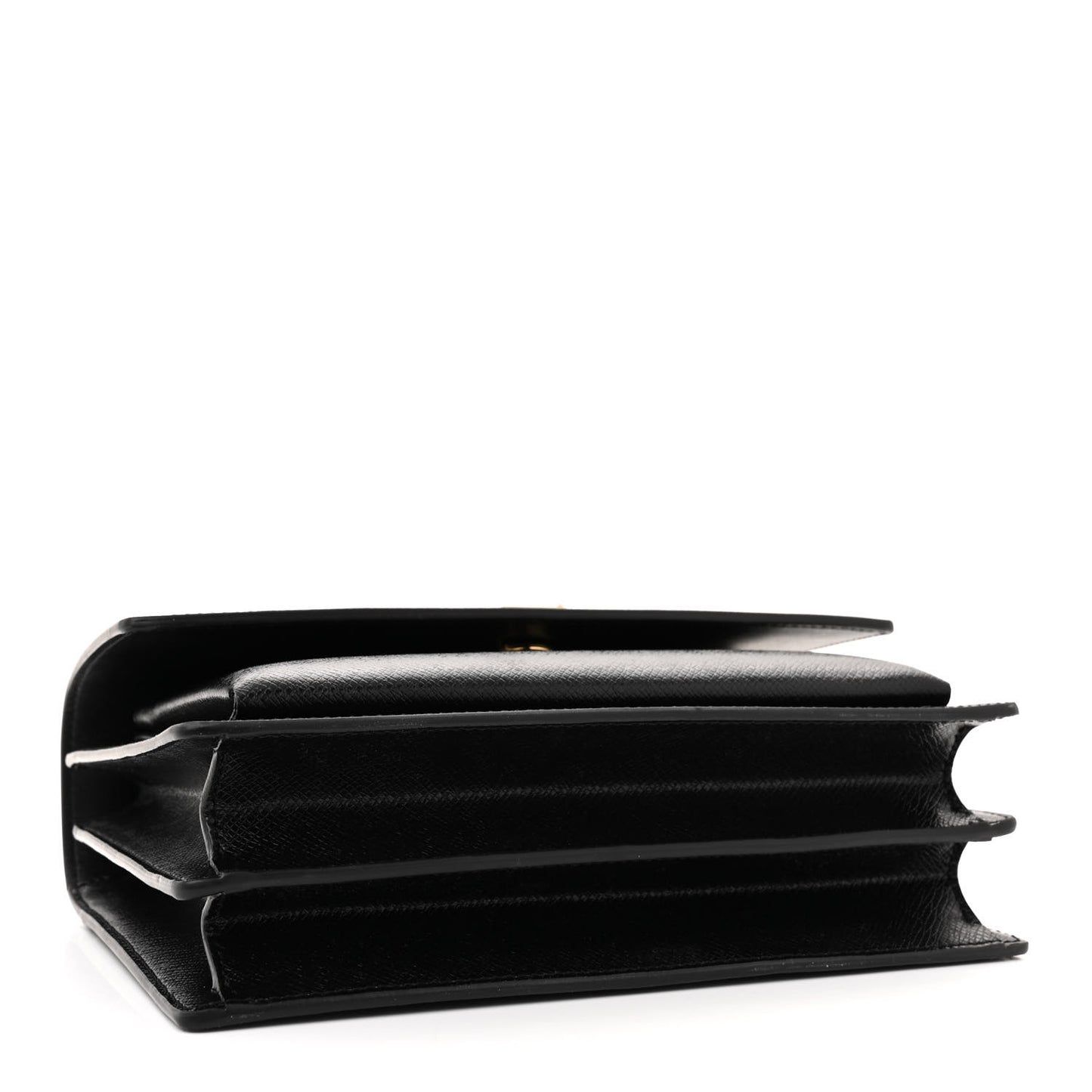 Coated Bark Calfskin Medium Monogram Sunset Black