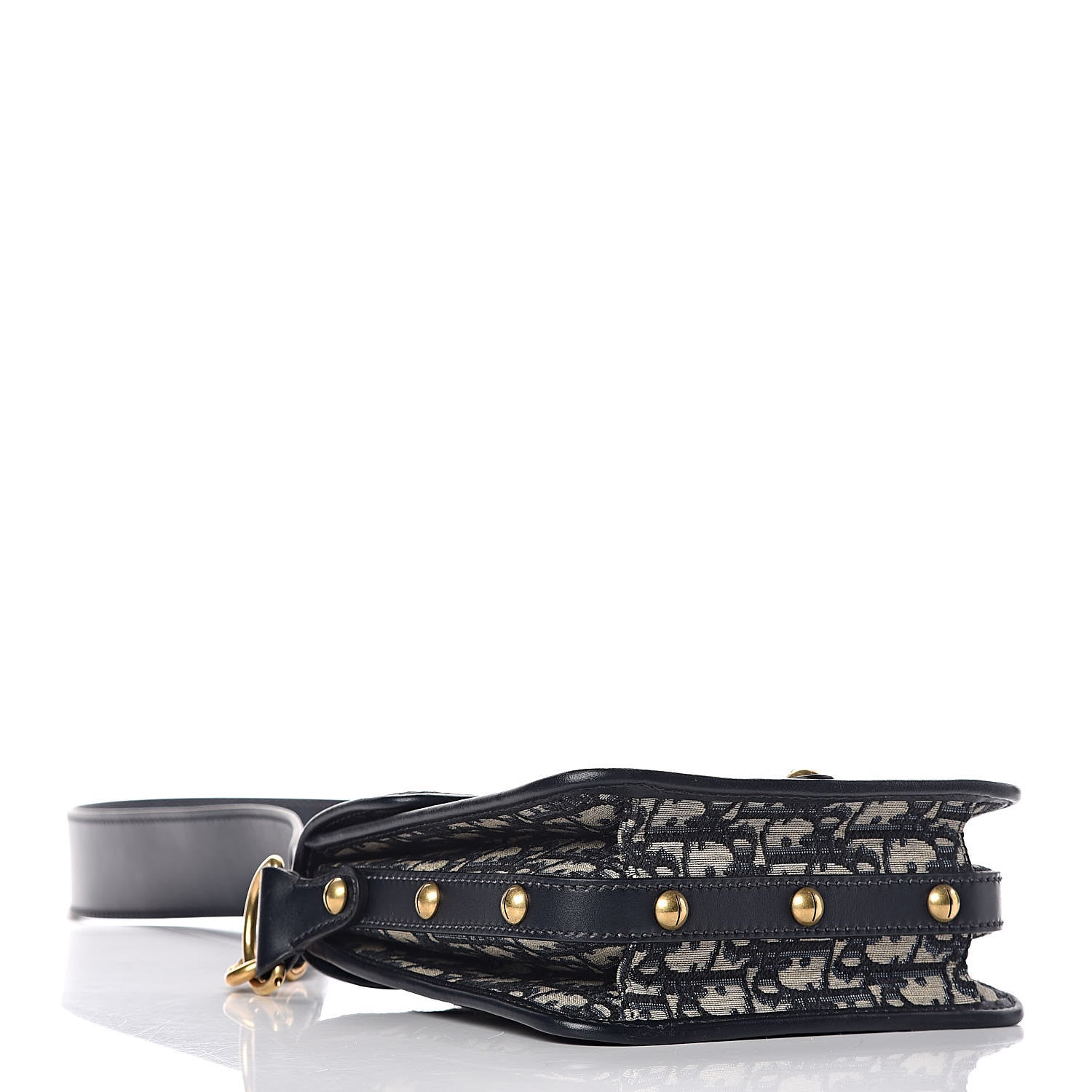 Christian Dior Oblique Square DiorAddict Flap Navy Blue 4 of 9