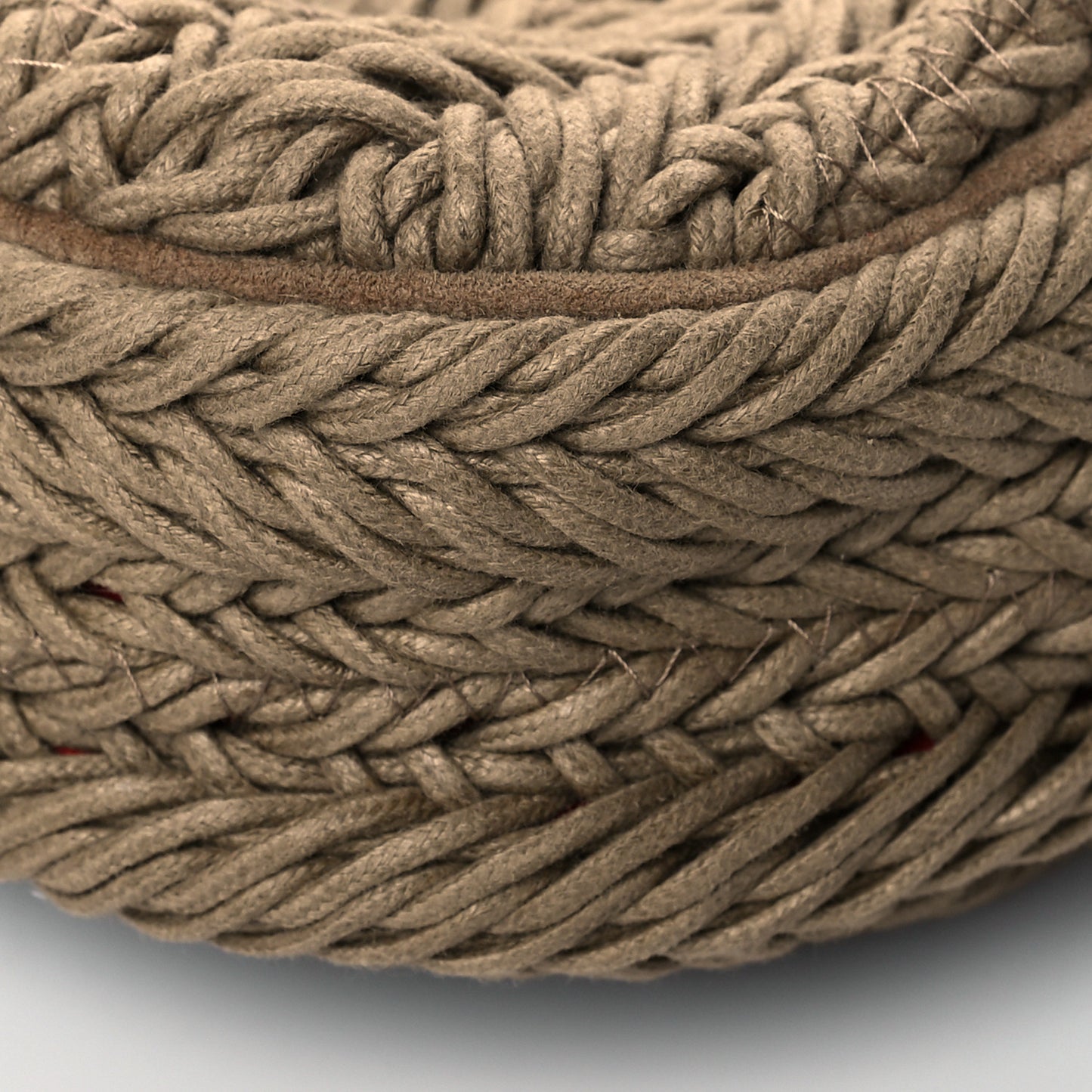 Raffia Suede Carasky Mini Shoulder Bag Crumble Gold