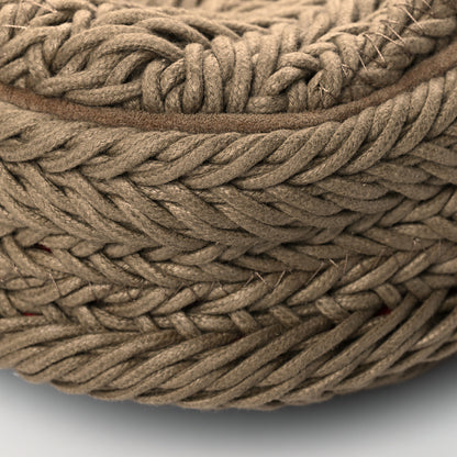 Christian Louboutin Raffia Suede Carasky Mini Shoulder Bag Crumble Gold 9 of 10