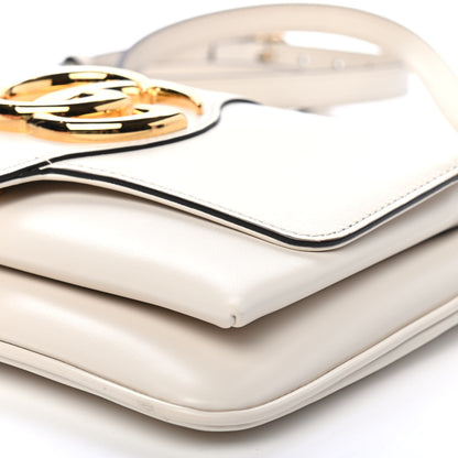 Gucci Calfskin Small Arli Flap Shoulder Bag Mystic White 9 of 9