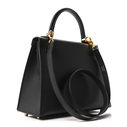 Hermes Epsom Kelly Sellier 25 Black 3 of 10