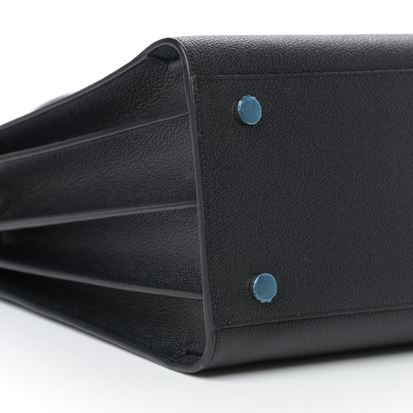 Grained Calfskin Small Sac De Jour Black