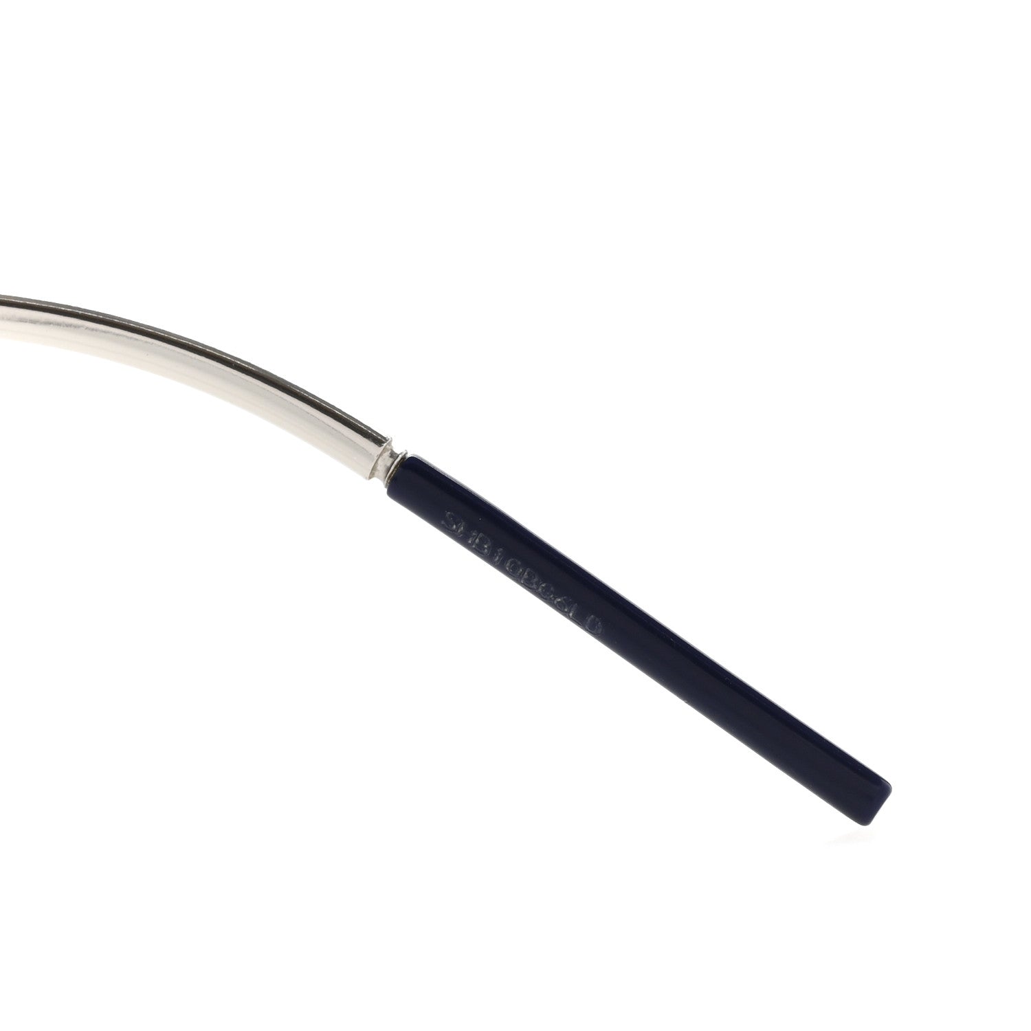 Christian Dior Split 1 Aviator Sunglasses Silver Blue 7 of 8