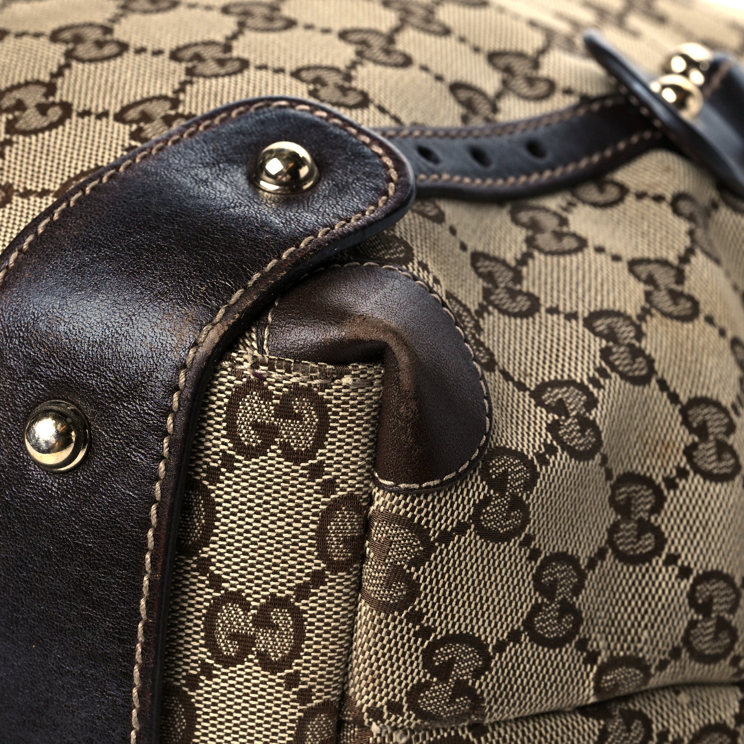 Gucci Monogram Medium Pelham Shoulder Bag Dark Brown 11 of 12